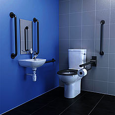 Armitage Shanks Doc-M pack with close coupled bowl and standing basin pack